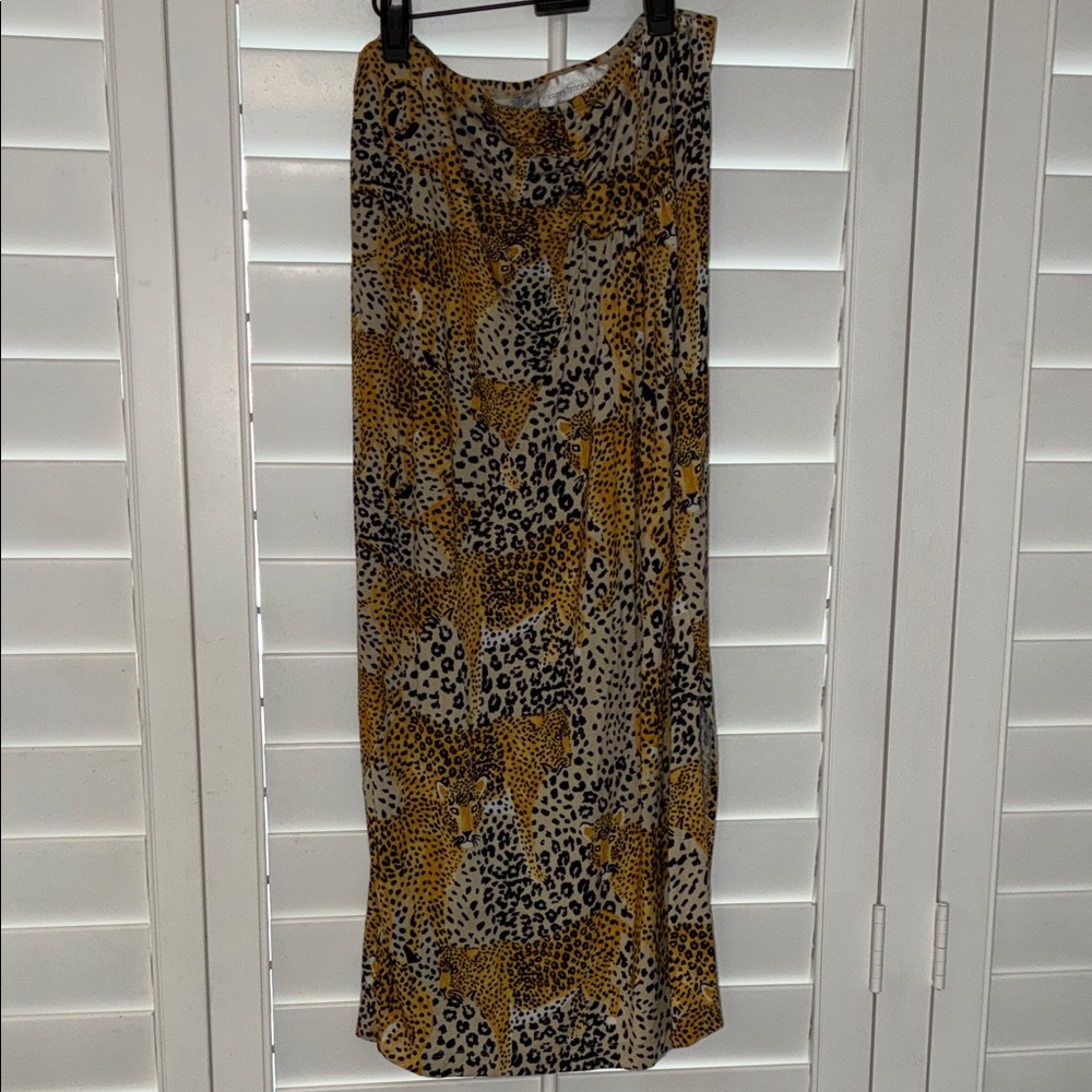 Leopard Print Women's Skirt